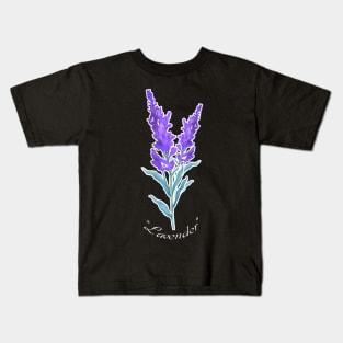 Purple Lavender Kids T-Shirt